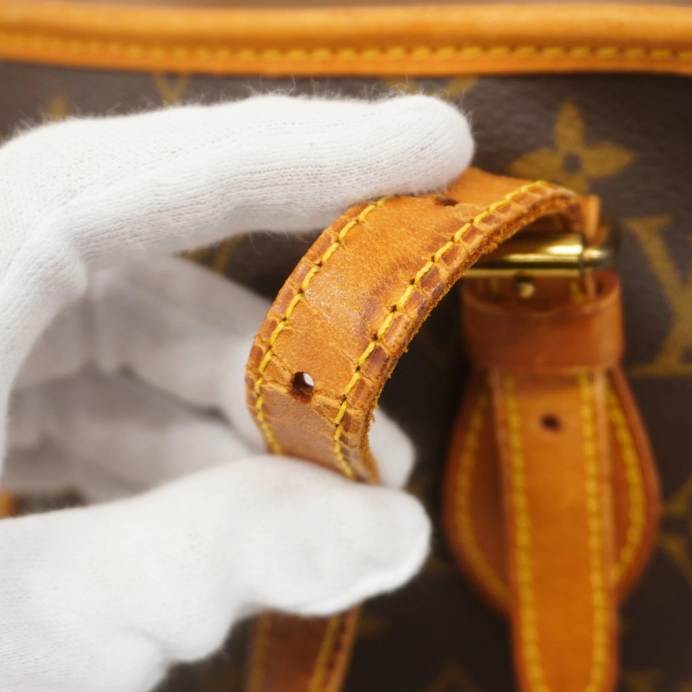 LOUIS VUITTON Authentic Brown Monogram Tote Bag - Picture 8 of 11